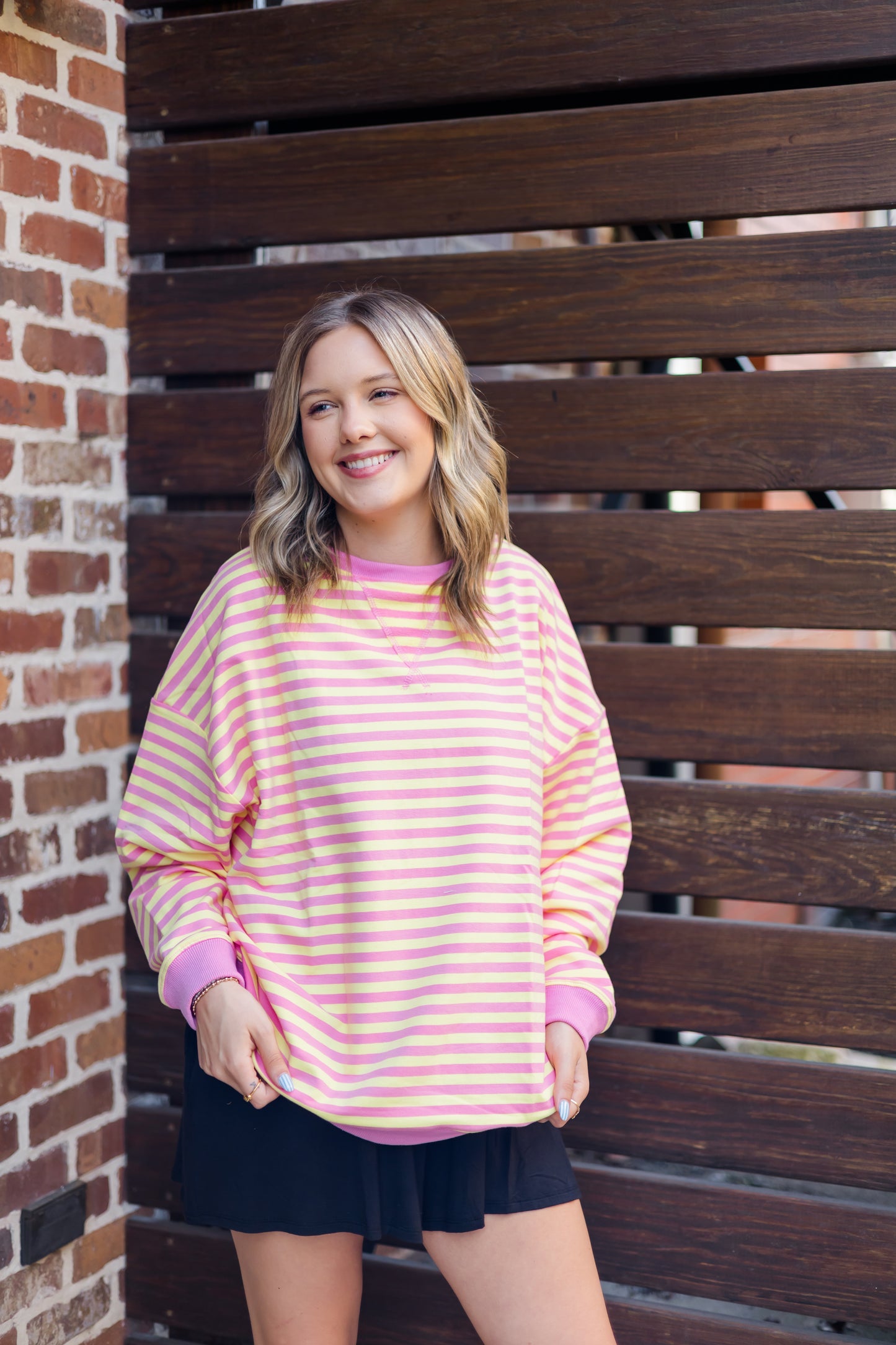 Summer Sunsets Pullover - Pink Lemonade