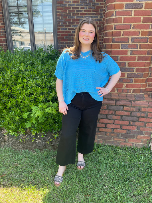 Sunny Day Sweater - Blue