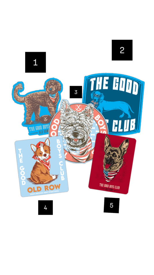 Old Row Good Boys Club Sticker