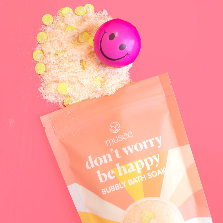 Musee Bubbly Bath Soak Don't Worry Be Happy