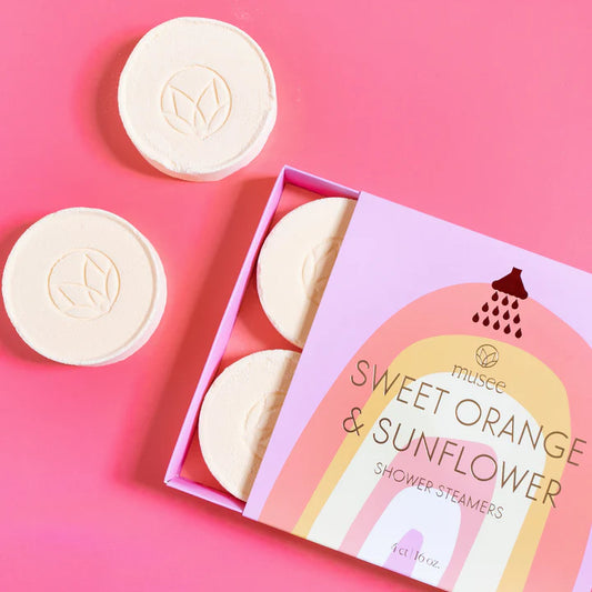 Musee Shower Steamers Sweet Orange & Sunflower