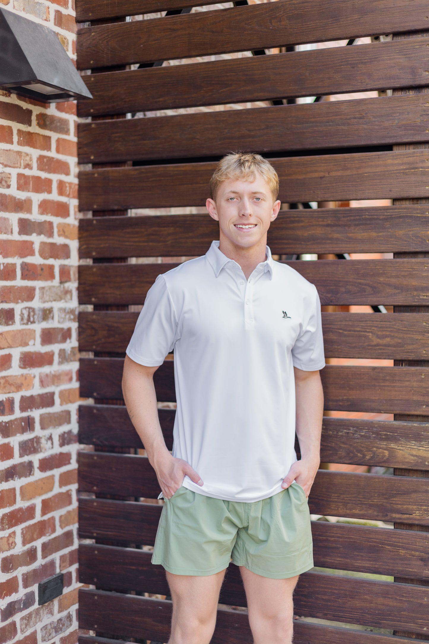 Roost White Polo