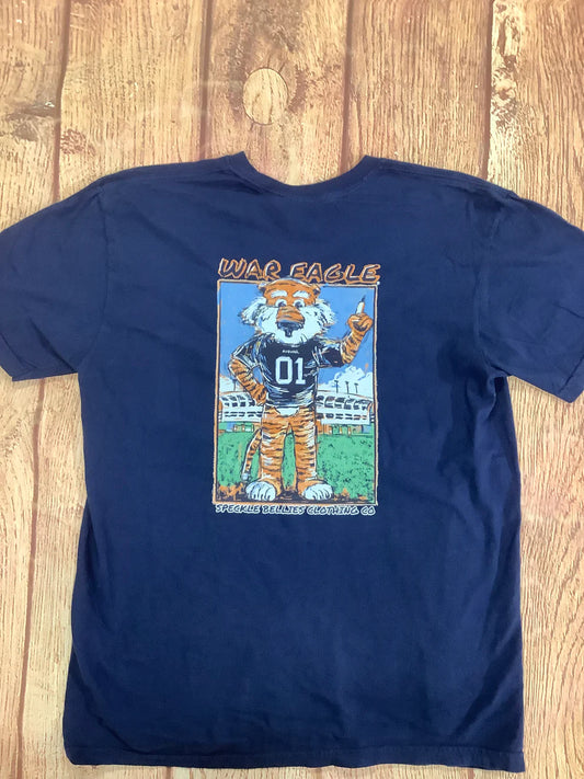 Speckle Bellies Auburn Aubie Watercolor Tee