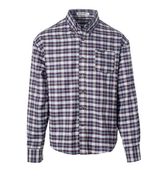 Fieldstone The McCoy Button Down, Navy & Red