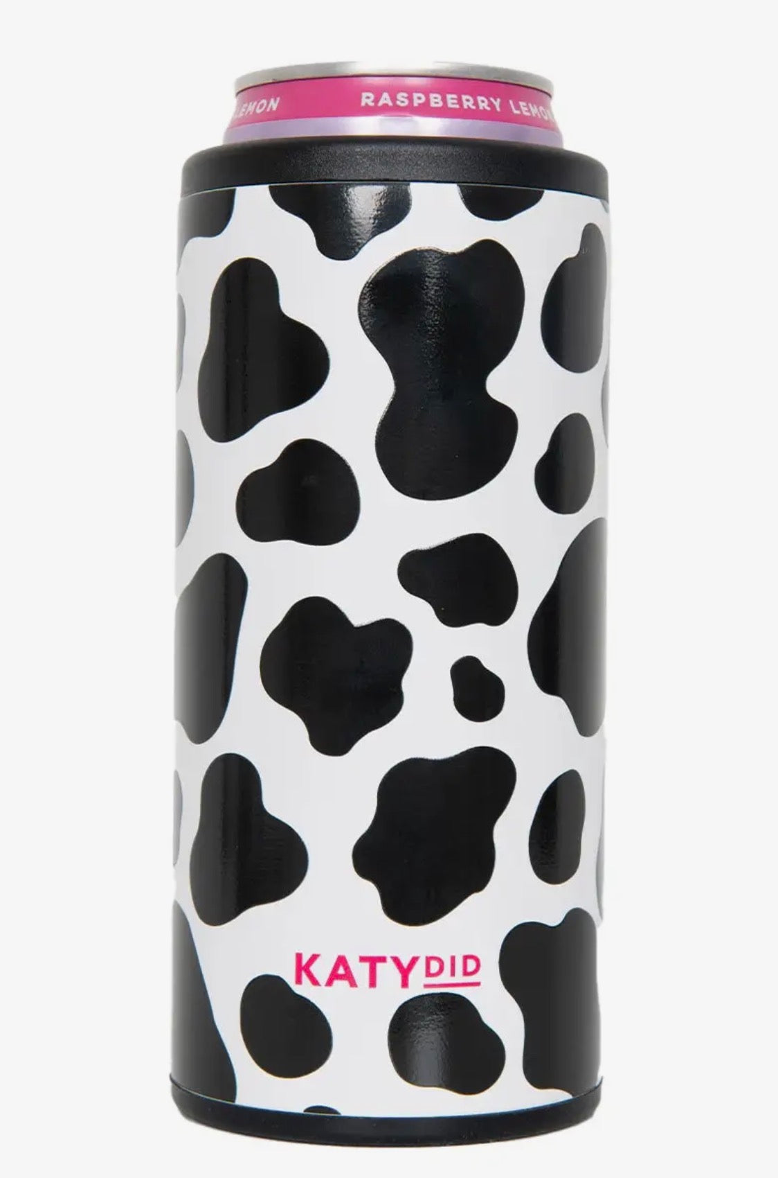 Cow Print Slim Can Cooler