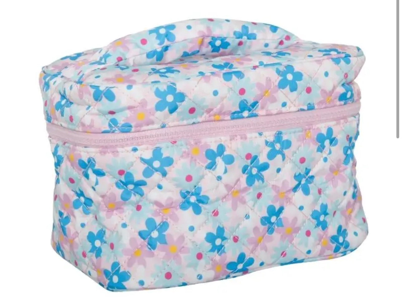 Dainty Floral Makeup Bag