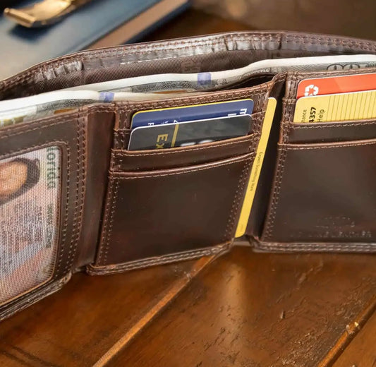 Alabama Crimson Tide Collegiate Trifold Leather Wallet