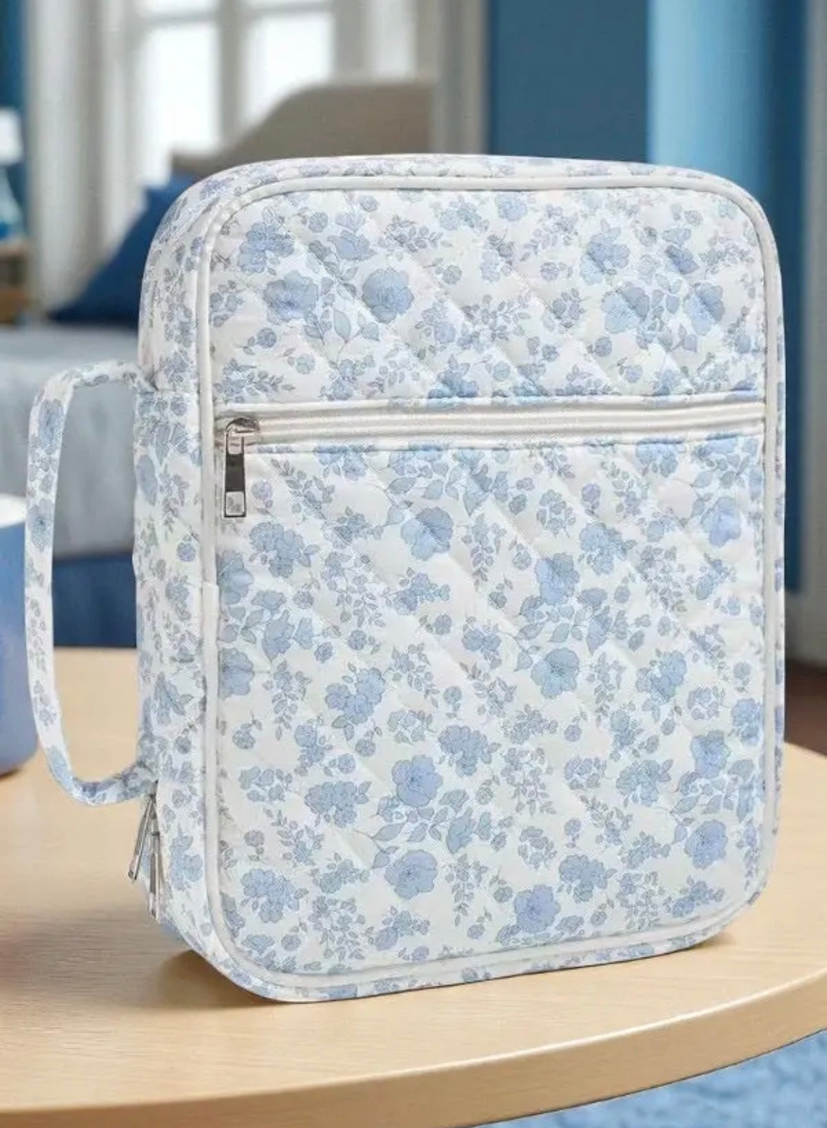 Lyla Floral Patchwork Zipper Bible Cover