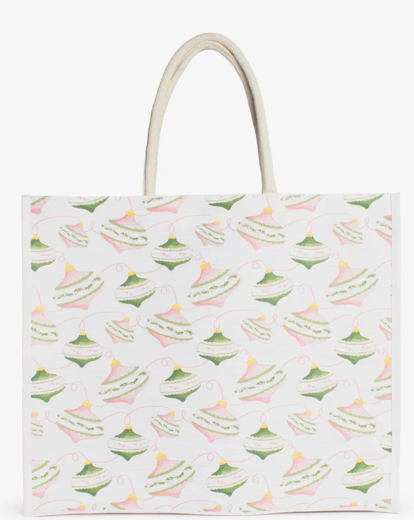 Ornament Garland Juco Carryall Tote