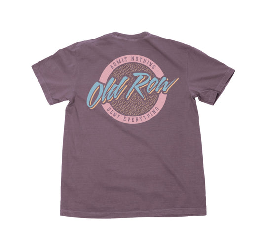 Old Row Circle Logo Tee - Wine