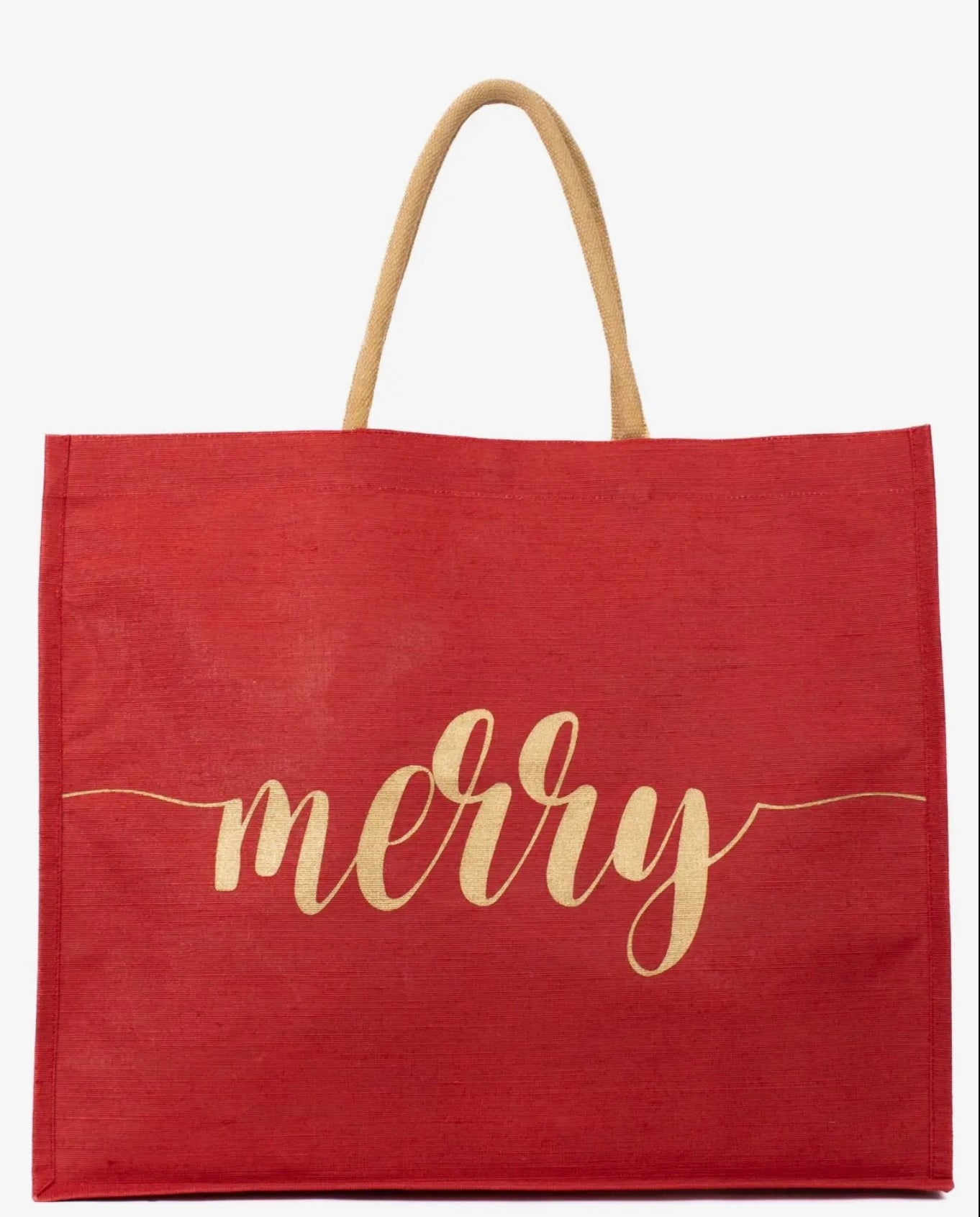 Merry Script Juco Carryall Tote