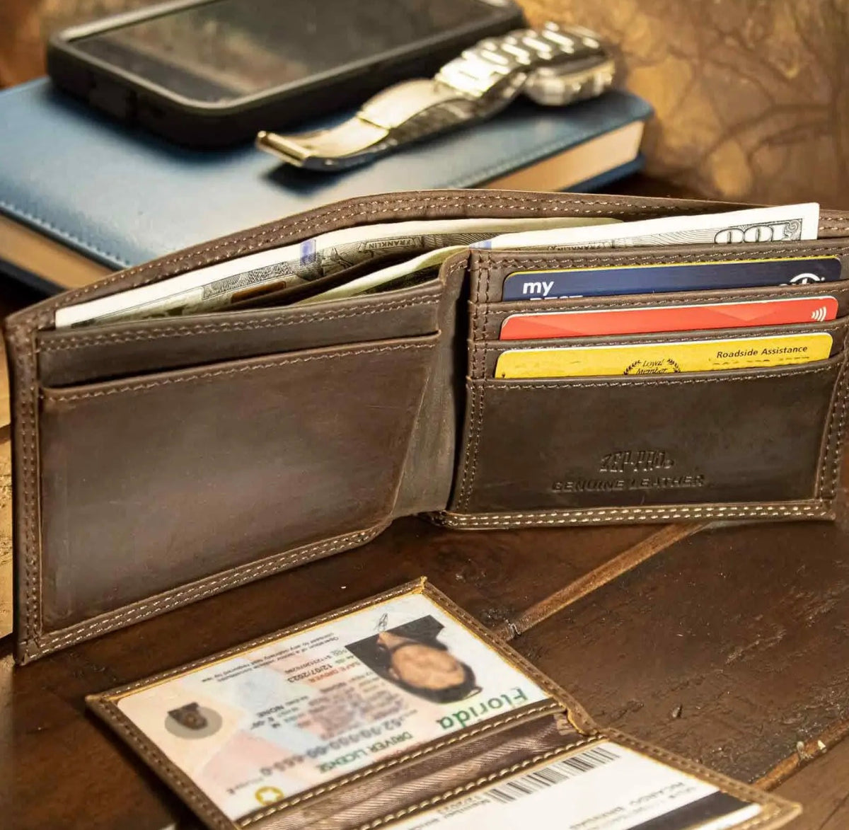 Alabama Crimson Tide Collegiate Bifold Leather Wallet