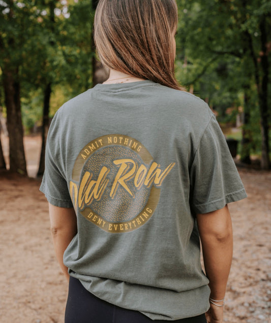 Old Row Circle Logo Tee - Moss