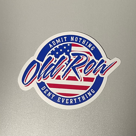 Old Row USA Circle Logo Sticker