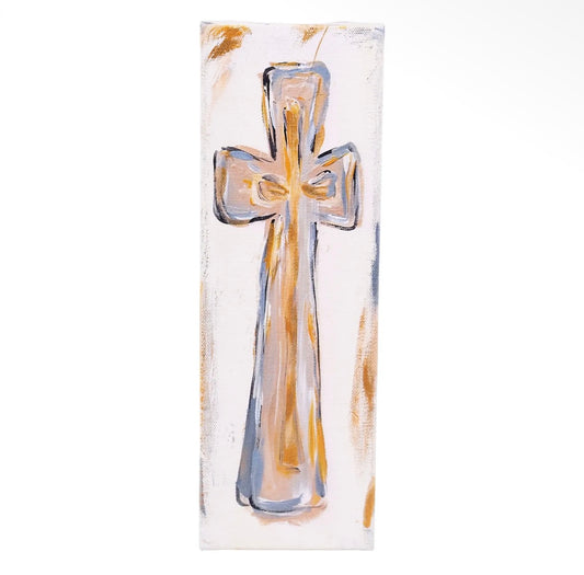 Neutral Cross Canvas