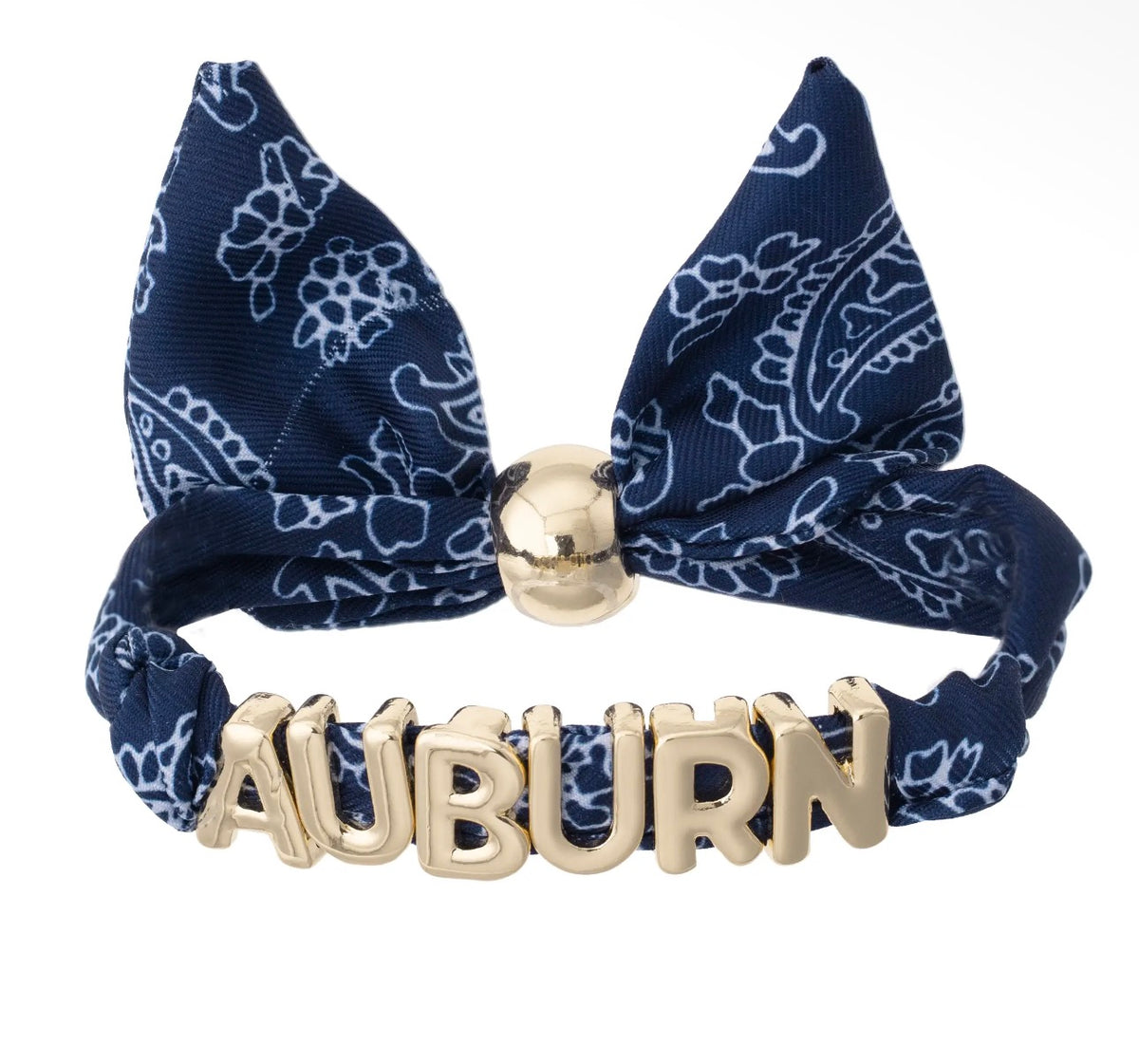 Auburn Tigers Bandana Slider Bracelet