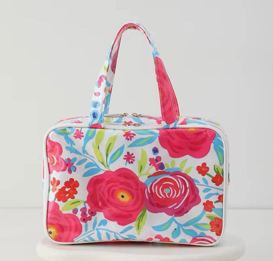Waterproof Cosmetic Case -  Tropical Escape