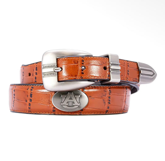 Auburn Tigers Dressy Leather Belt