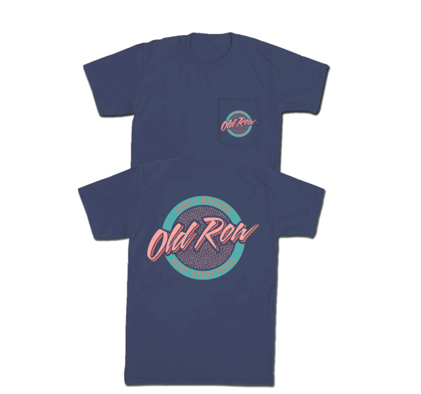 Old Row Circle Logo Tee - Midnight