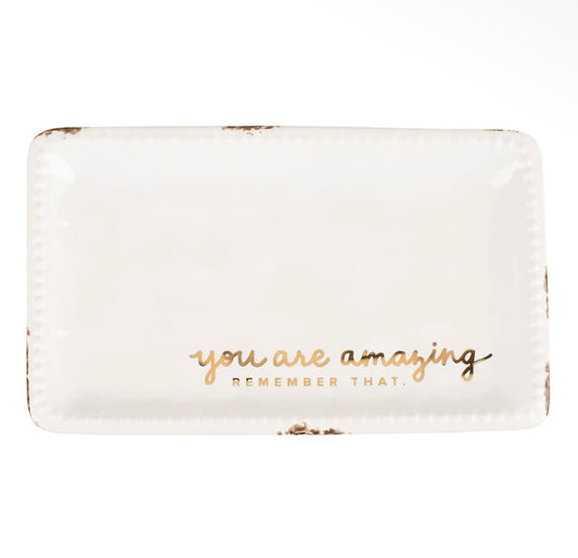You Are Amazing Trinket Tray