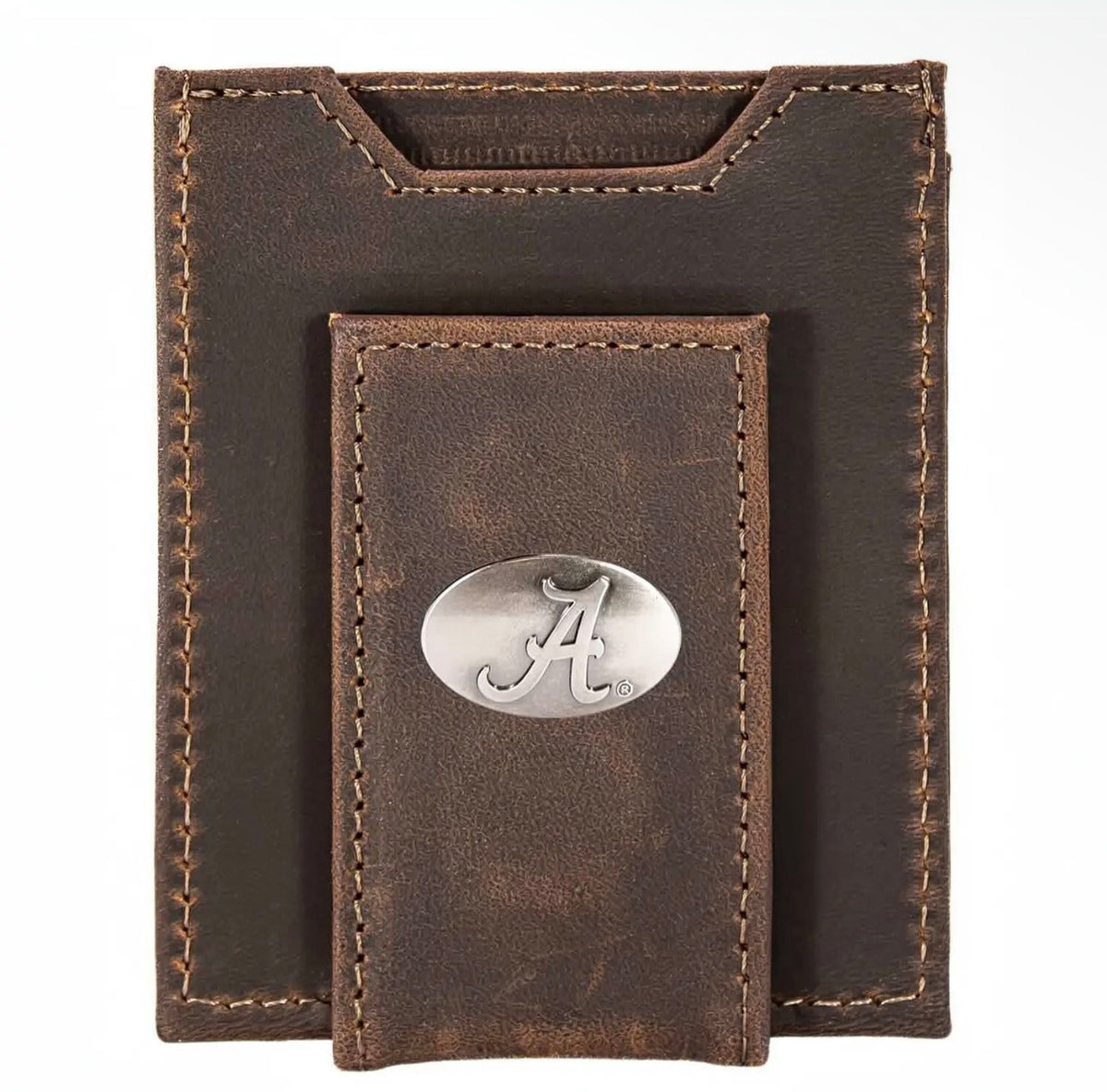 Alabama Crimson Tide Collegiate Magnetic Leather Wallet - A