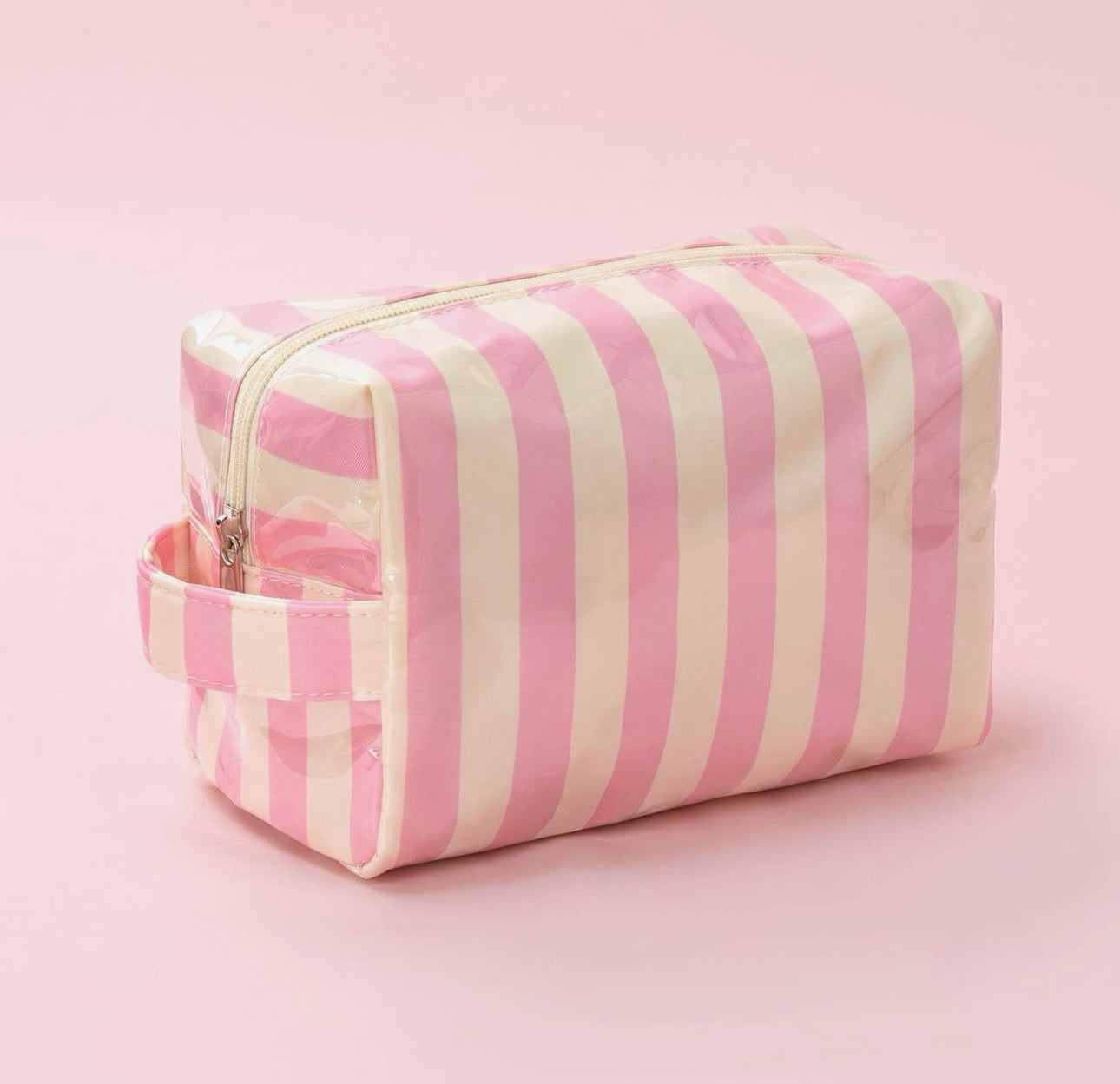 Jelly Makeup Pouch - Pink/Cream