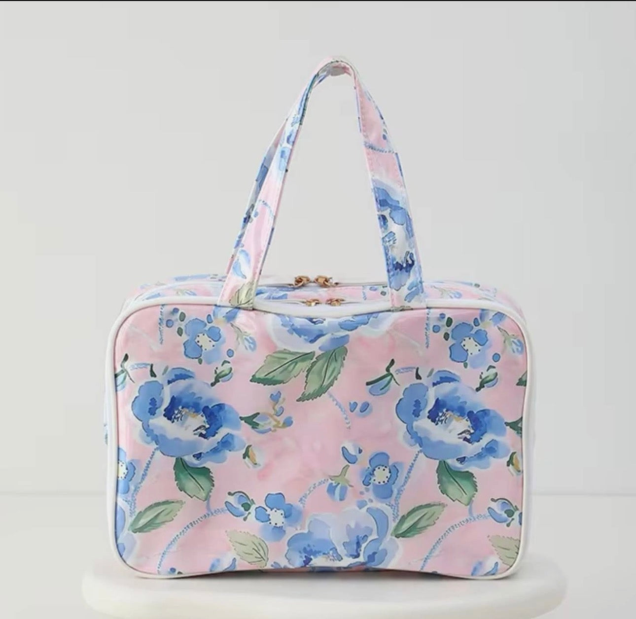 Waterproof Cosmetic Case - Bluebell Voyage