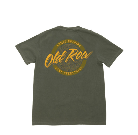 Old Row Circle Logo Tee - Moss