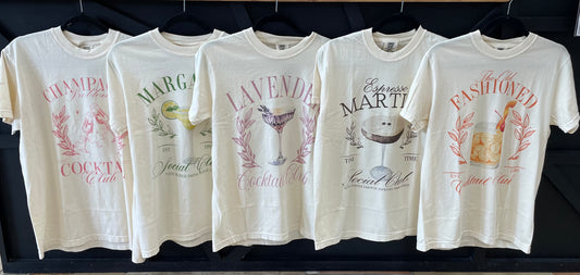 Cocktail Club Tees