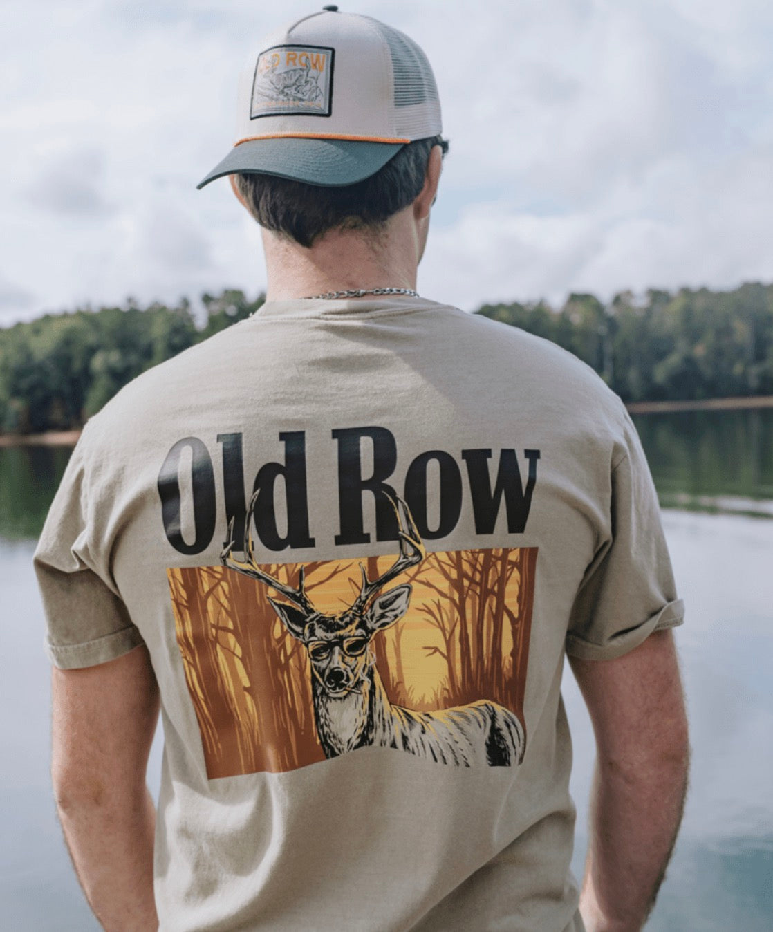 Old Row Smoking Buck Tee