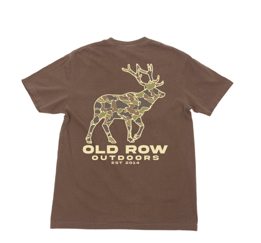 Old Row Camo Moose Tee