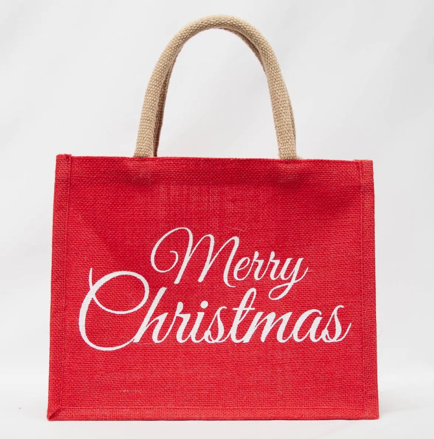 Classic Merry Christmas Gift Tote