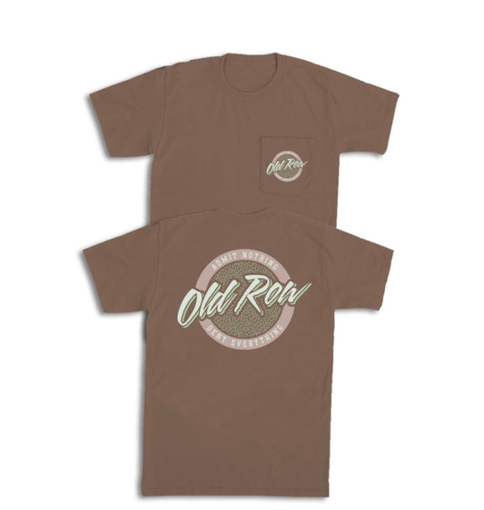 Old Row Circle Logo Tee - Espresso