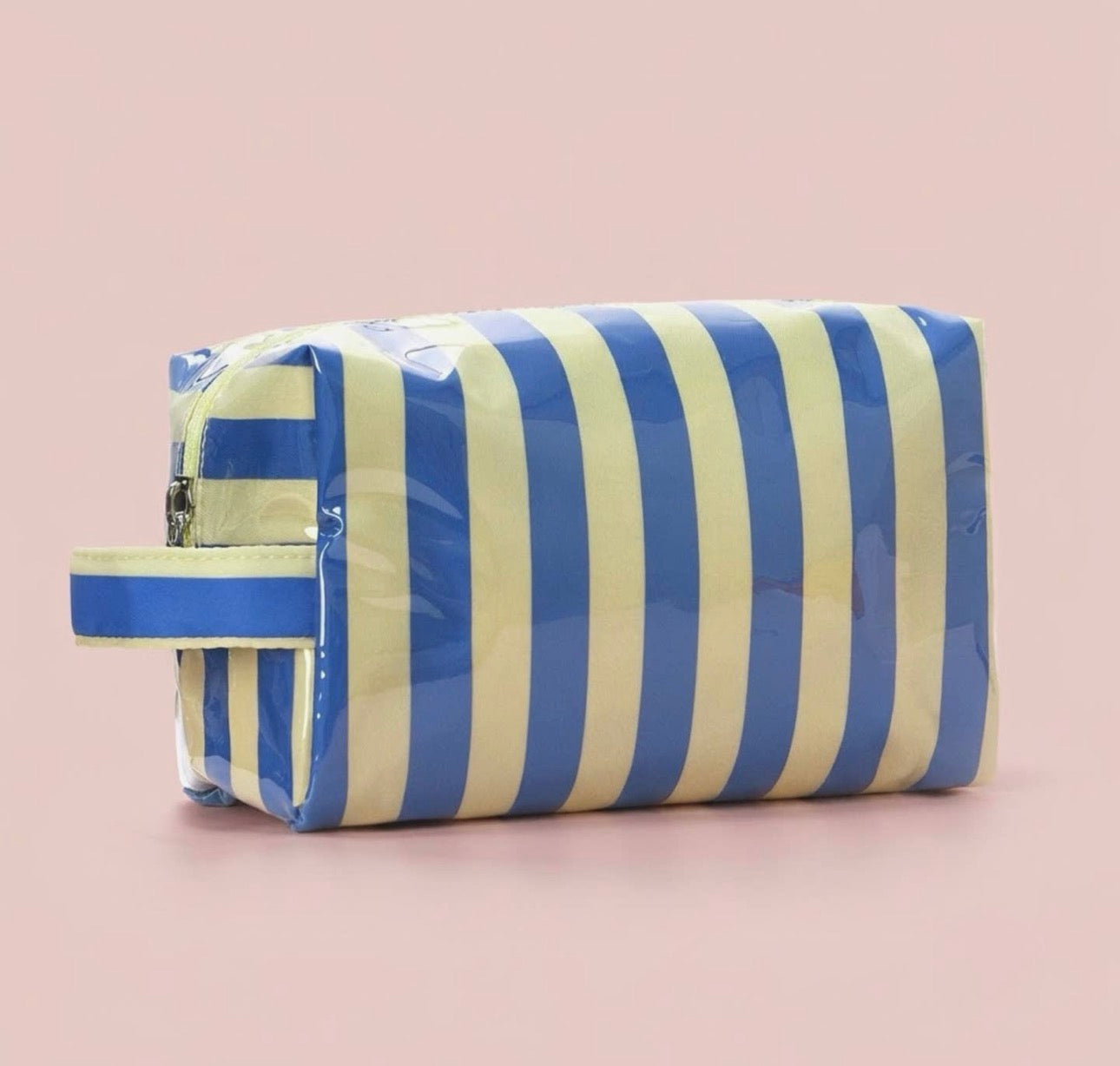Jelly Makeup Pouch - Blue/Yellow