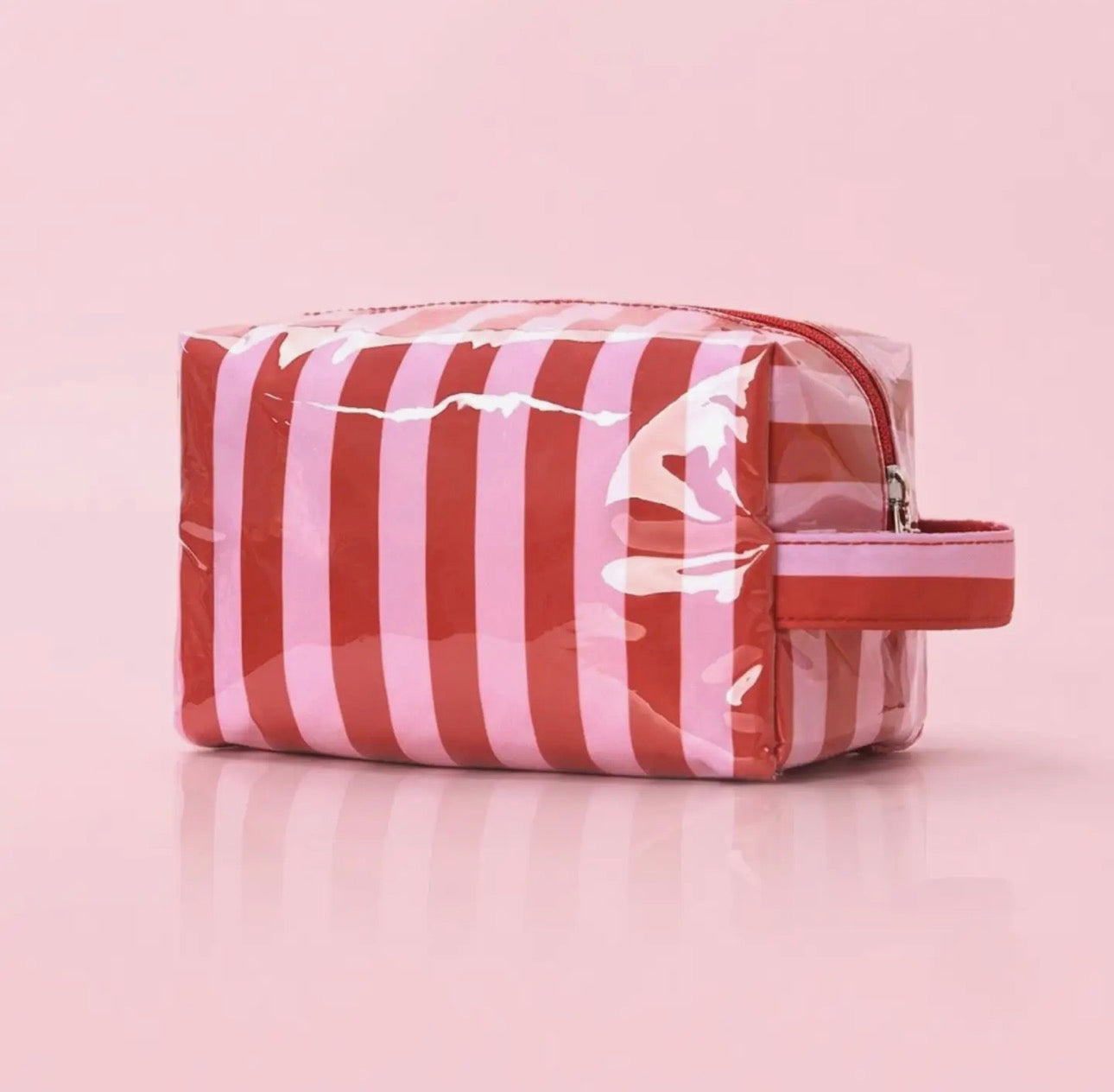 Jelly Makeup Pouch - Pink/Red