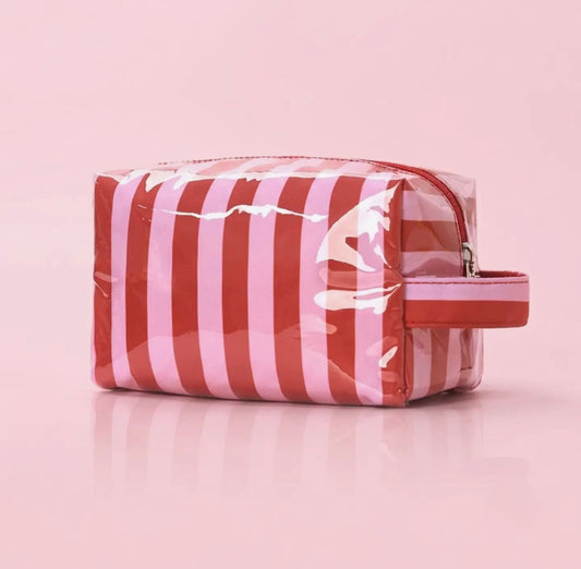 Jelly Makeup Pouch - Pink/Red