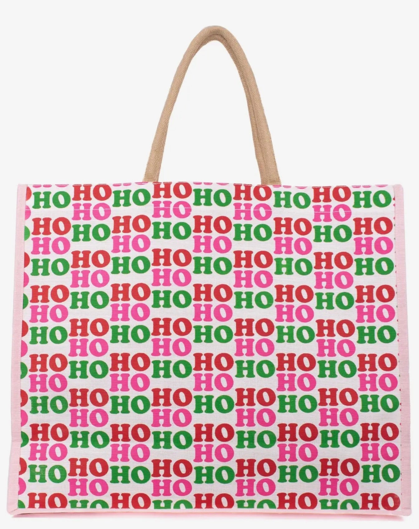 HoHoHo Juco Carryall Tote