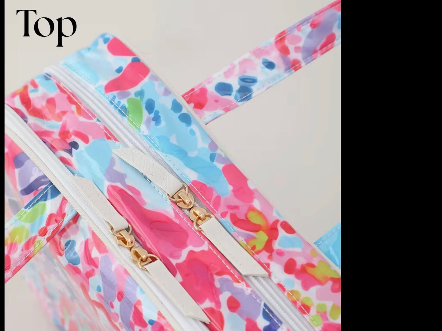 Waterproof Cosmetic Case - Hydrangea Horizon