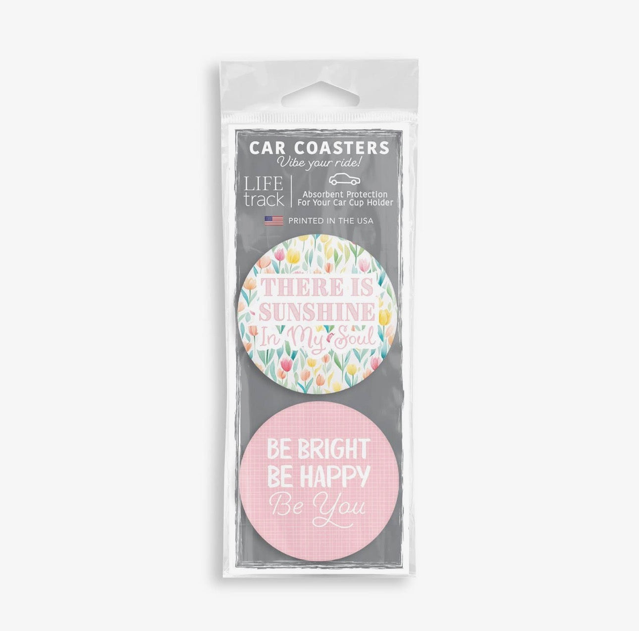 Sunshine in my Soul 2-Pack Car Coaster