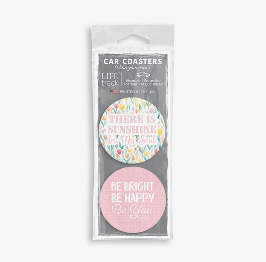 Sunshine in my Soul 2-Pack Car Coaster