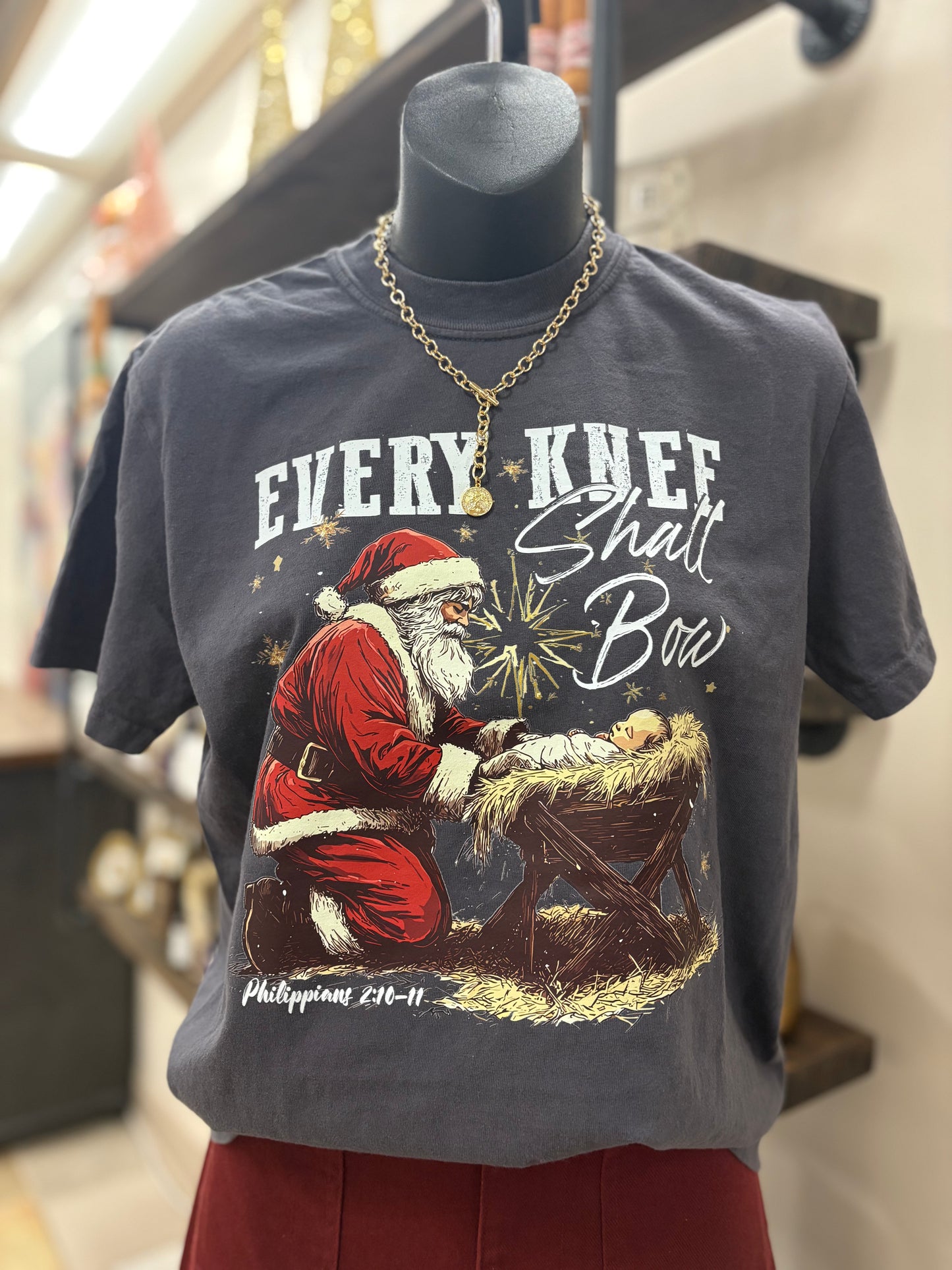 Peyton River Christmas Tee - Every Knee