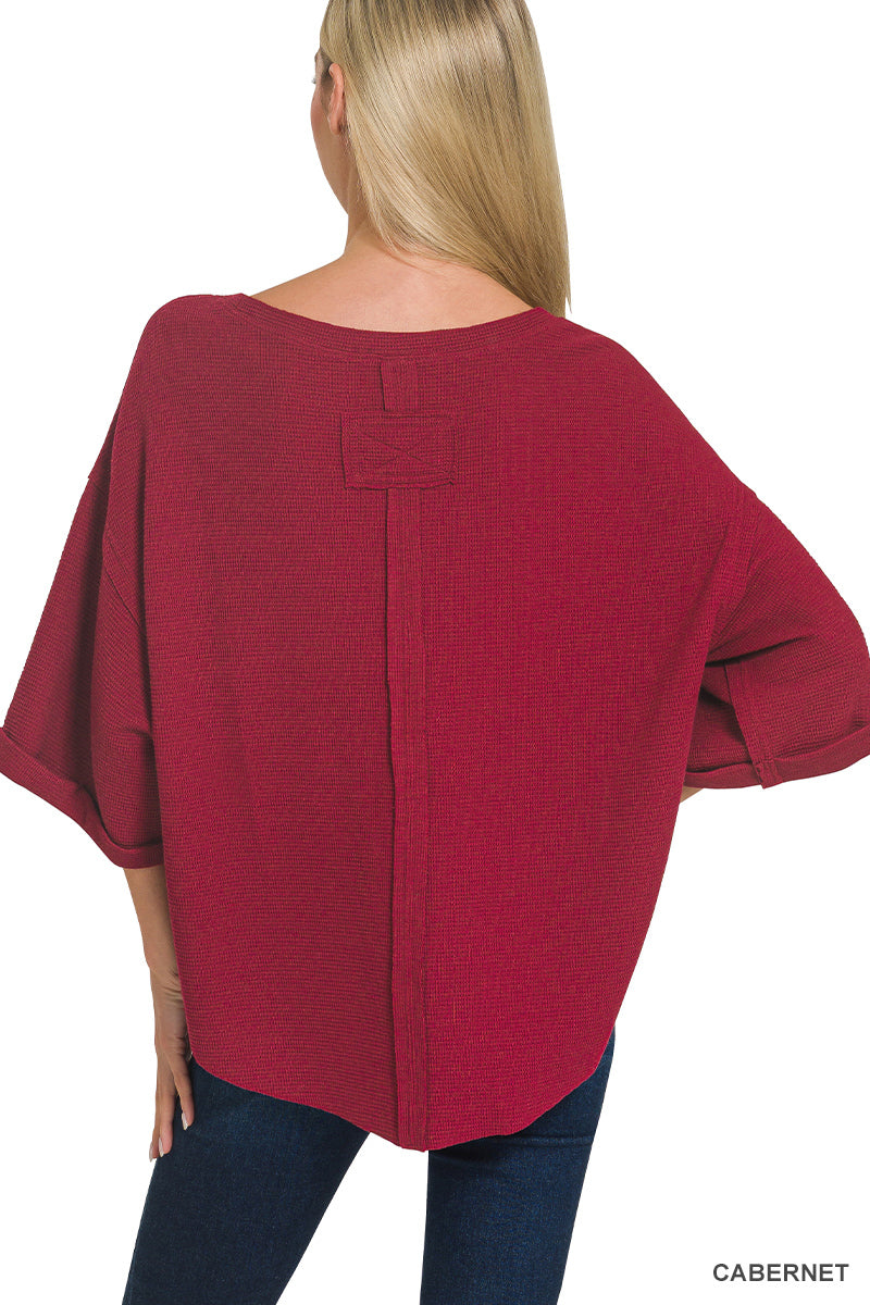 Chill Day Top- Cabernet