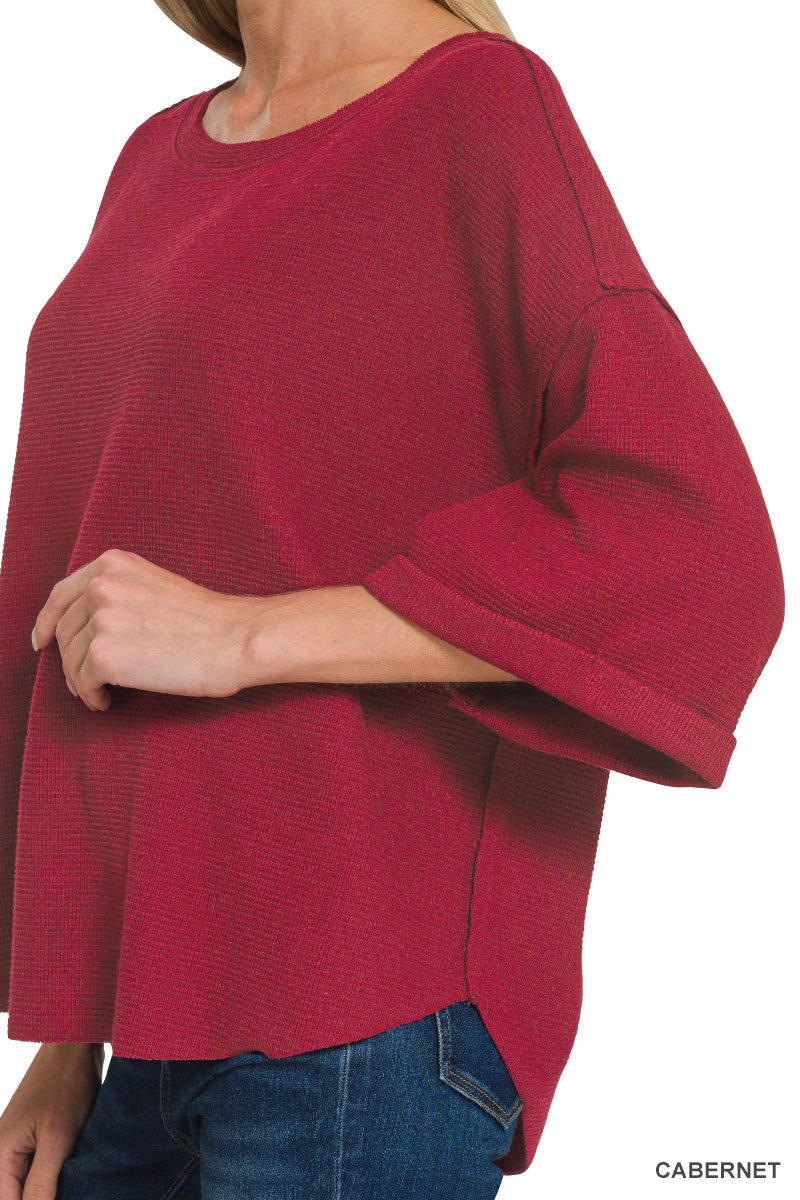 Chill Day Top- Cabernet