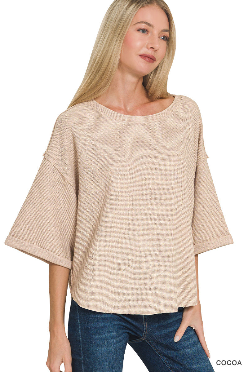 Chill Day Top- Cocoa