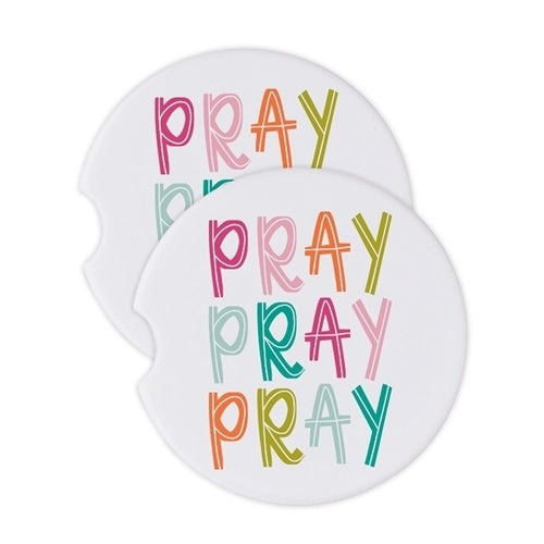 Car Coasters - Pray Pray Pray