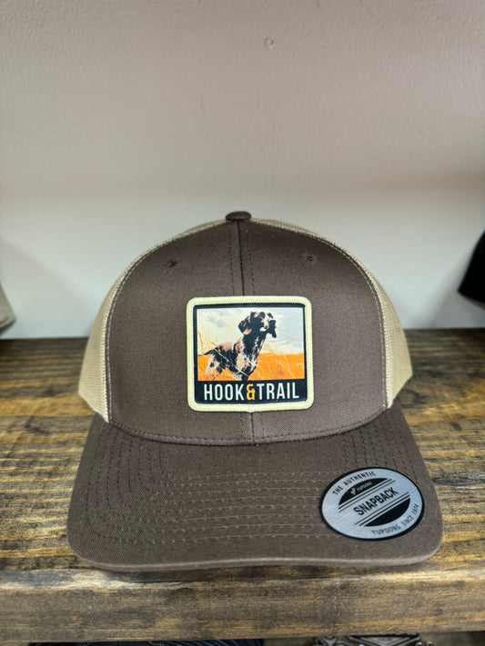 Brown Hooks & Trail Sunset Pointer Hat