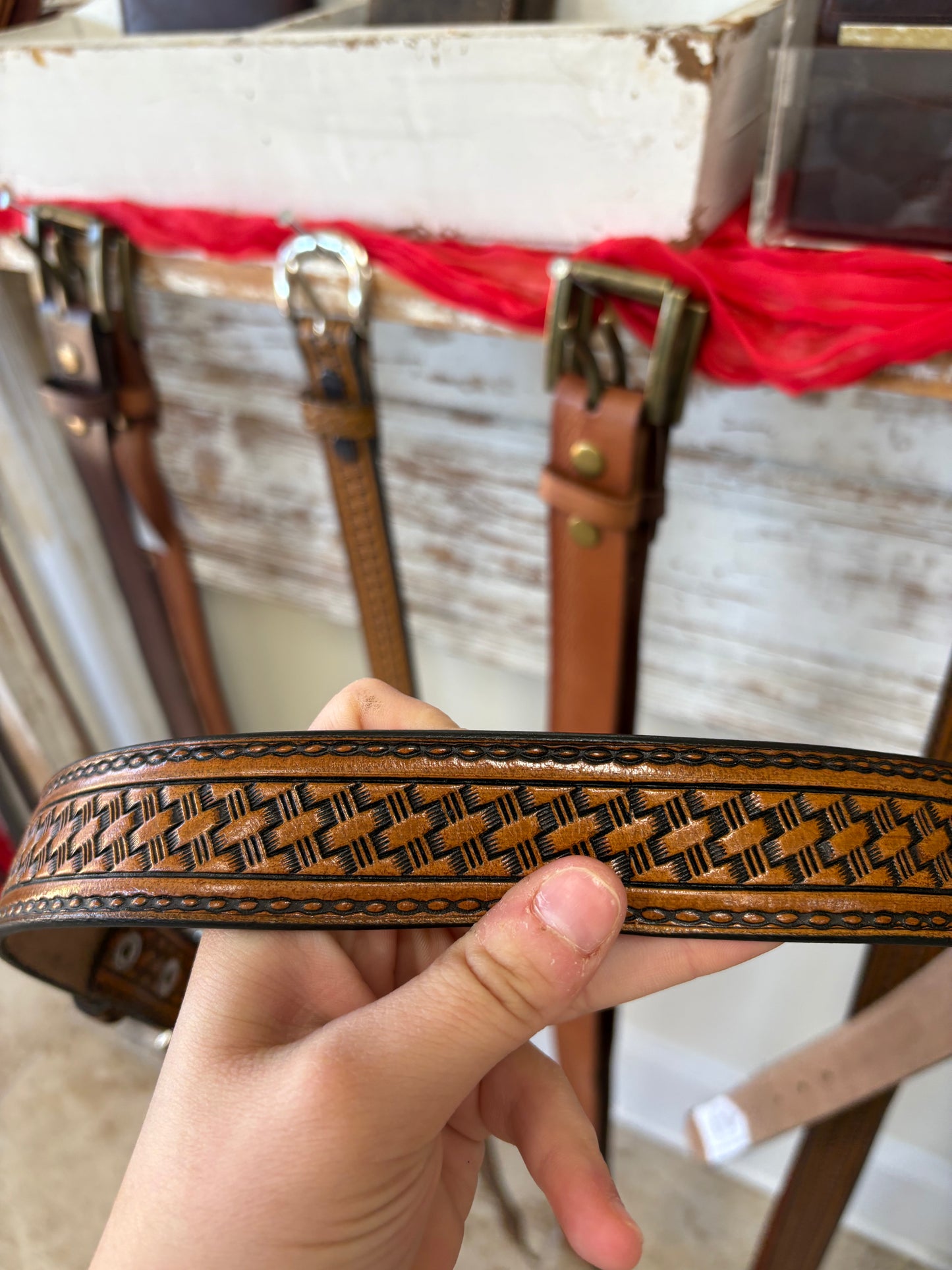 Designed Genuine Leather Belt