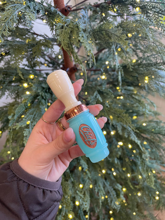 Chief's Custom Calls Turquoise Banded Duck Call