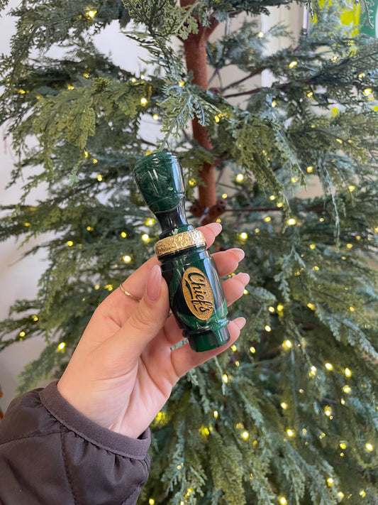 Chief's Custom Calls Green Banded Duck Call
