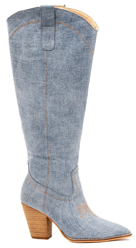Corky's Unforgettable Light Blue Denim Boot
